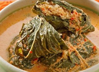 Makanan Khas Purbalingga: Buntil buntil daun singkong