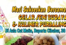 Ayo Sukseskan Gelar Seni Budaya Dan Kuliner Purbalingga Bersama Papeling