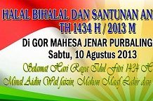 Mari Sukseskan Halal Bihalal dan Santunan Anak Yatim 2013 M