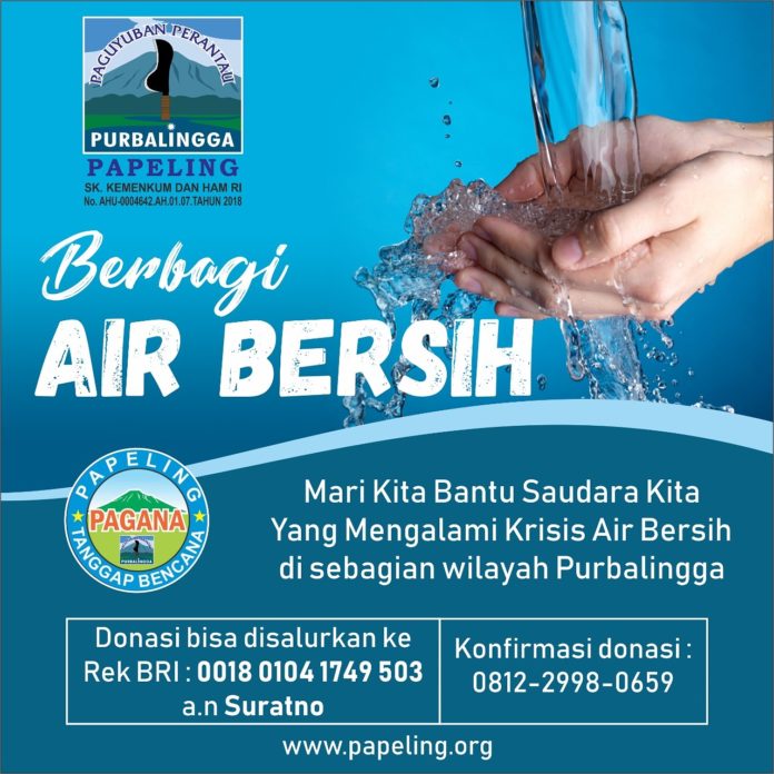 Papeling Berbagi Air Bersih berbagi air bersih dari papeling