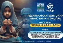 Jadwal Pembagian Santunan Anak Yatim dan Dhuafa di Kecamatan Purbalingga santunan anak yadim di purbalingga