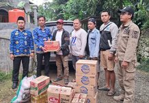 PAPELING Salurkan Bantuan untuk Warga Terdampak Longsor di Desa Maribaya, Karanganyar, Purbalingga